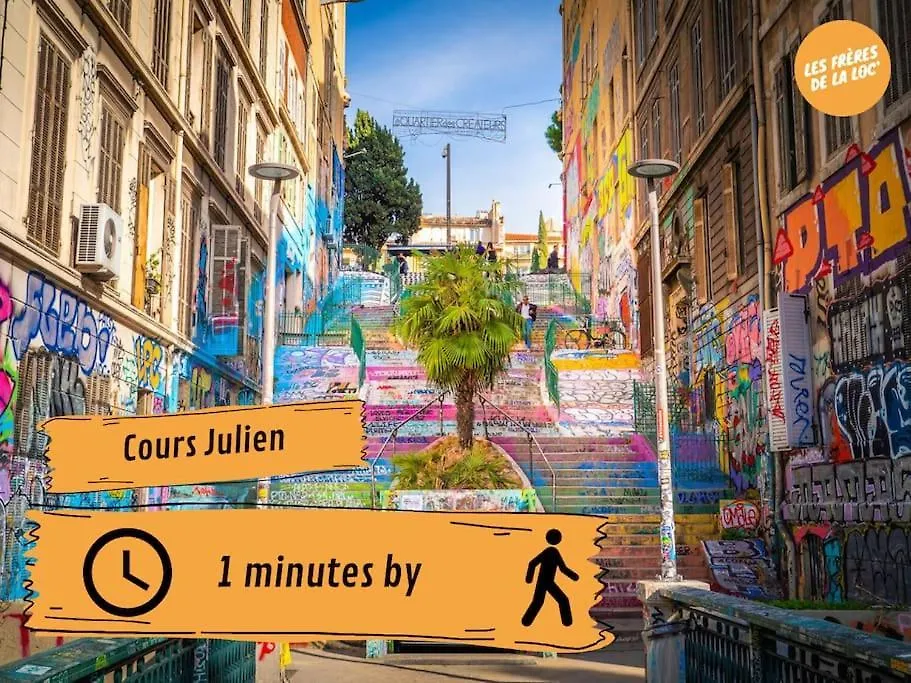 Apartment Appartement Cours Julien - Central & Climatisation - Les Freres De La Loc' Marseille France